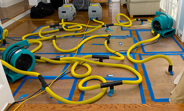 Professional Sewage Cleanup technician working in Como, MS